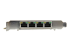 ST4000PEXPSE - StarTech.com Carte réseau PCIe à 4 ports Gigabit Power over Ethernet - Côté gauche