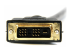 HDMIDVIMM6 - StarTech.com Câble HDMI vers DVI de 1,8 m, câble d'affichage DVI-D vers HDMI (1920 x 1200p), noir, adaptateur de câble HDMI mâle vers DVI-D mâle 19 broches, câble de moniteur numérique, M/M, lien unique - Gros plan