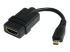 HDADFM5IN - StarTech.com Câble adaptateur HDMI haute vitesse de 12cm - Angle droit