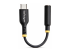 USBCAUDIO2 - StarTech.com USB-C Audio Adapter to 3.5mm TRRS Jack, Headphone Aux Dongle - De face