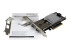 PEX20000SFPI - StarTech.com Carte réseau PCIe 2 ports fibre 10 GbE - Angle gauche