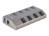 5G4AIBS-USB-HUB-EU - StarTech.com Hub USB-C Auto-Alimenté 4 Ports, USB-C vers USB-A, BC 1.2 - Angle droit