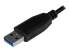 ST4300MINU3B - StarTech.com Hub USB 3.0 à 4 ports avec câble intégré - Gros plan