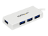 ST4300MINU3W - StarTech.com Hub USB 3.0 à 4 ports avec câble intégré - Angle droit