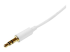 MU2MMMSWH - StarTech.com Câble audio stéréo Mini-Jack 3,5 mm slim de 2 m - Angle droit
