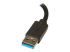 USB32HD2 - StarTech.com Adaptateur USB 3.0 vers double HDMI, 1x 4K 30Hz et 1x 1080p, carte vidéo et graphique externe, dongle adaptateur d'affichage double moniteur USB Type-A vers HDMI, prend en charge Windows uniquement, noir - Gros plan