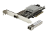 PEX10000SRI - StarTech.com Carte réseau PCI Express à 1 port fibre optique 10 Gigabit Ethernet SFP+ ouvert - Angle gauche