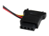 LP4SATAFM2L - StarTech.com Câble d'alimentation adaptateur SATA vers LP4 avec 2 LP4 supplémentaires - Gros plan