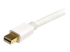 MDPMM1MW - StarTech.com Câble blanc Mini DisplayPort 1 m - M/M - Gros plan