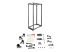 4POSTRACK42 - StarTech.com Rack de serveur réglable à cadre ouvert 42U 4 montants - De face
