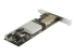 PEX40GQSFPI - StarTech.com Dual Port 40G QSFP+ Network Card, Intel XL710 Open QSFP+ Converged Adapter, PCIe 40 Gigabit Ethernet Server NIC, 40GbE Fiber Optic LAN Card, Dell PowerEdge HPE ProLiant, 40Gb - Angle droit