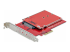 1M25-U3-M2-ADAPTER - StarTech.com M.2 to U.3 Adapter, For M.2 NVMe SSDs, PCIe M.2 Drive to 2.5inch U.3 (SFF-TA-1001) Host Adapter/Converter, TAA Compliant - Angle gauche