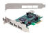 PEXUSB4DP - StarTech.com Carte contrôleur PCIe à 4 ports USB 2.0 - Multi-angles
