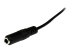 MU2MMFS - StarTech.com Câble Jack 3,5mm Mâle / Femelle - Angle droit