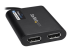 USB32DP24K60 - StarTech.com Adaptateur USB 3.0 vers double DisplayPort 4K 60 Hz - Gros plan