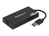 USB32HD4K - StarTech.com Adaptateur USB 3.0 vers HDMI, 4K 30Hz Ultra HD, certifié DisplayLink, convertisseur d'adaptateur d'affichage USB Type-A vers HDMI pour moniteur, vidéo externe et carte graphique, Mac et Windows - Angle gauche