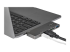 DKT30CMHSDPD - StarTech.com Adaptateur Multiport USB-C pour MacBook Pro/Air - Angle gauche
