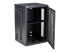 RK1820WALHM - StarTech.com Armoire Réseau Murale à 4 Montants 18U avec Étagère 1U, Armoire Serveur Murale 19" à Charnières pour Équipement IT/AV/Électronique/Ordinateur, Armoire Rack Ventilée Flexible - Angle gauche