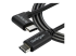 USB2CC1MR - StarTech.com Câble USB-C coudé à angle droit de 1 m - Angle droit