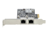 PR22GI-NETWORK-CARD - StarTech.com Carte Réseau PCIe à 2 Ports 2,5 Gbps NBASE-T, Intel I225-V - Côté gauche
