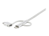 LTCUB1MGR - StarTech.com Câble USB multi connecteur de 1 m - Gros plan