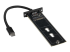 SM21BMU31CI3 - StarTech.com Boîtier externe pour SSD M2 SATA avec câble USB-C intégré - Angle droit