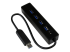 ST4300PBU3 - StarTech.com Hub USB 3.0 4 ports - Angle droit