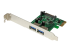 PEXUSB3S24 - StarTech.com Carte Contrôleur PCI Express (PCIe) vers 2 ports USB 3.0 avec UASP - Angle gauche
