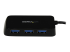 ST4300MINU3B - StarTech.com Hub USB 3.0 à 4 ports avec câble intégré - De face
