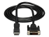 DP2DVIMM6 - StarTech.com Câble Adapteur DisplayPort™ vers DVI de 1,8m - De face