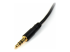 MU6MMS - StarTech.com Câble slim audio stéréo de 3,5 mm (M/M) - Gros plan