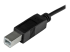 USB2CB1M - StarTech.com Câble USB 2.0 USB-C vers USB-B de 1 m - Angle droit