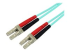 A50FBLCLC2 - StarTech.com Câble Fibre Optique Multimode de 2m LC/UPC vers LC/UPC OM3 - Angle droit