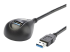 USB3SEXT5DKB - StarTech.com Câble d'extension SuperSpeed USB 3.0 de 1,5m - Angle droit