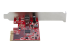 PEXUSB321C - StarTech.com Carte PCIe 1 Port USB 3.2 Gen 2x2 - Côté droit
