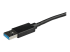 USB32HD2 - StarTech.com Adaptateur USB 3.0 vers double HDMI, 1x 4K 30Hz et 1x 1080p, carte vidéo et graphique externe, dongle adaptateur d'affichage double moniteur USB Type-A vers HDMI, prend en charge Windows uniquement, noir - Gros plan