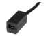 DP2MDPMF6IN - StarTech.com Adaptateur de câble vidéo 15 cm DiplayPort vers Mini DisplayPort – M/F - Gros plan
