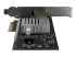 PEX40GQSFPI - StarTech.com Dual Port 40G QSFP+ Network Card, Intel XL710 Open QSFP+ Converged Adapter, PCIe 40 Gigabit Ethernet Server NIC, 40GbE Fiber Optic LAN Card, Dell PowerEdge HPE ProLiant, 40Gb - Côté droit