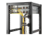 CMHOOKMW - StarTech.com Anneau de gestion de câbles multidirectionnel vertical pour racks de serveur - De face