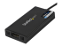 USB32HD4K - StarTech.com Adaptateur USB 3.0 vers HDMI, 4K 30Hz Ultra HD, certifié DisplayLink, convertisseur d'adaptateur d'affichage USB Type-A vers HDMI pour moniteur, vidéo externe et carte graphique, Mac et Windows - Angle gauche