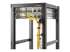 CMHOOK1U - StarTech.com Anneau Métallique Gestion de Câbles Vertical pour Racks de Serveur 1U - Angle droit