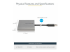USB32HD4 - StarTech.com Adaptateur USB 3.0 vers 4x HDMI - Côté droit