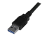 USB3SAA3MBK - StarTech.com Câble USB 3.0 A vers A de 3 m - Gros plan