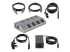 5G4AIBS-USB-HUB-EU - StarTech.com Hub USB-C Auto-Alimenté 4 Ports, USB-C vers USB-A, BC 1.2 - Angle gauche