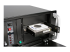 HSB100SATBK - StarTech.com Rack amovible sans tiroir de 5,25 pouces pour disque dur SATA de 3,5 pouces - Angle gauche