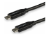 USB2C5C3M - StarTech.com Câble USB-C vers USB-C avec Power Delivery 5A de 3 m - Gros plan