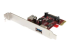PEXUSB3S11 - StarTech.com Carte Contrôleur PCI Express vers 2 Ports USB 3.0 avec Support UASP - Angle gauche