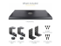 KEYBOARD-TRAY-CLAMP1 - StarTech.com Under-Desk Keyboard Tray, Clamp-on Keyboard Holder, Supports up to 12kg (26.5lb), Sliding Keyboard and Mouse Drawer with C-Clamps, Height Adjustable Keyboard Tray - De face