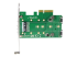 PEXM2SAT32N1 - StarTech.com Adaptateur SSD M.2 NGFF à 3 ports - Dessous