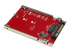 U2M2E125 - StarTech.com Adaptateur PCIe M.2 - Angle gauche